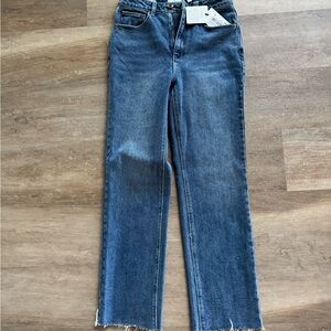 Classic Straight Leg Denim Jeans